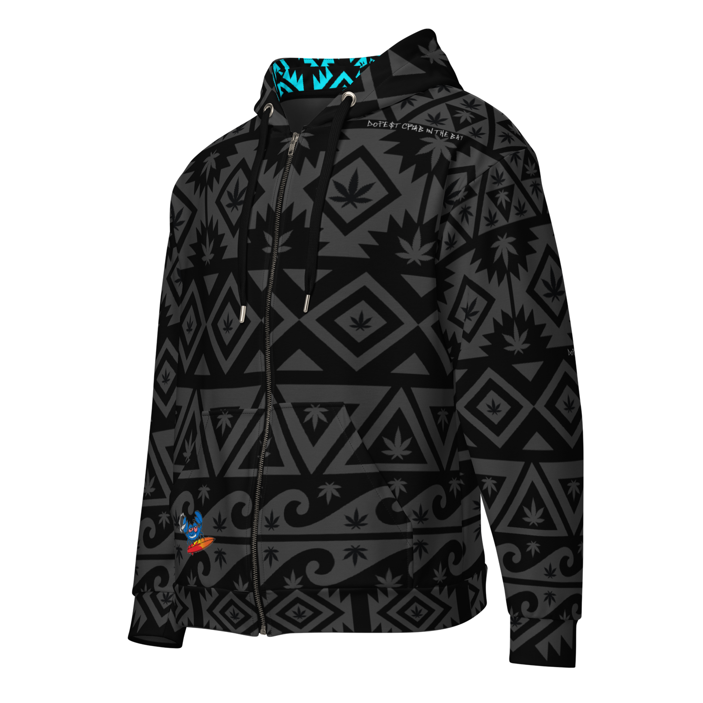 Tropical Print Hoodie