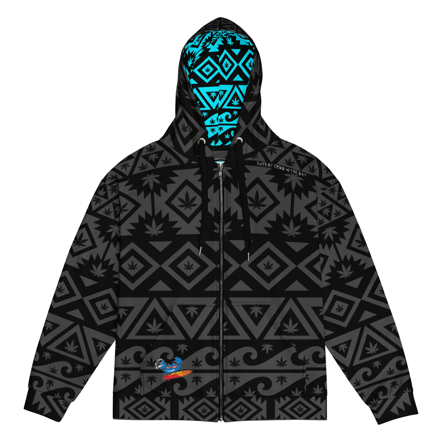 Tropical Print Hoodie