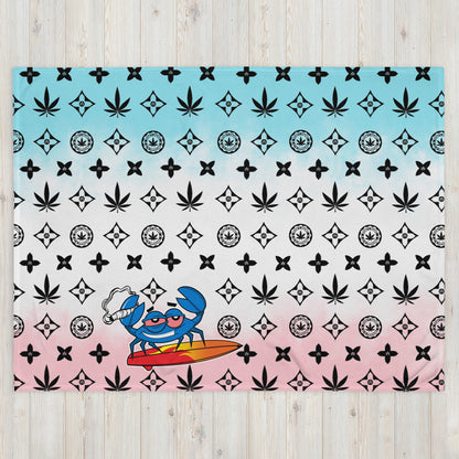 Faded Tokey Original Print Throw Blanket