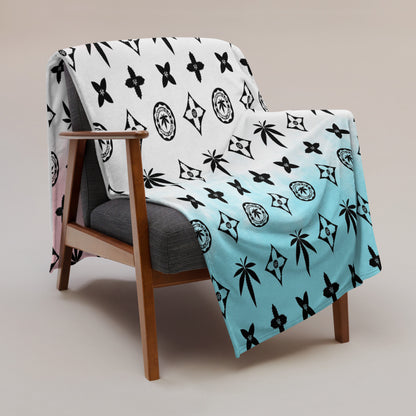 Faded Tokey Original Print Throw Blanket