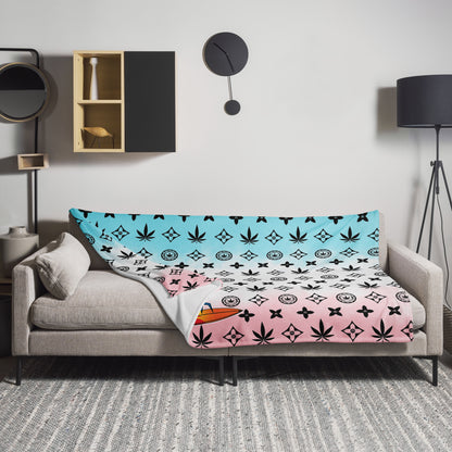 Faded Tokey Original Print Throw Blanket